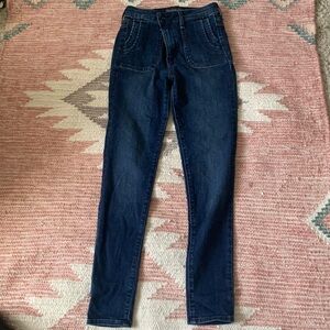 Abercrombie and Fitch dark blue jeans